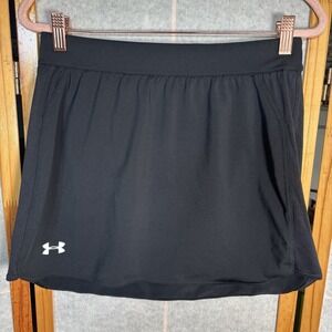 Under Armour Women's Sports Tennis Skirt Elastic Waist Black Size Medium Light‎